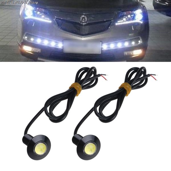 

1 pair ultra thin 23mm 12v car led drl daytime running light eagle eye lamp dropshipping