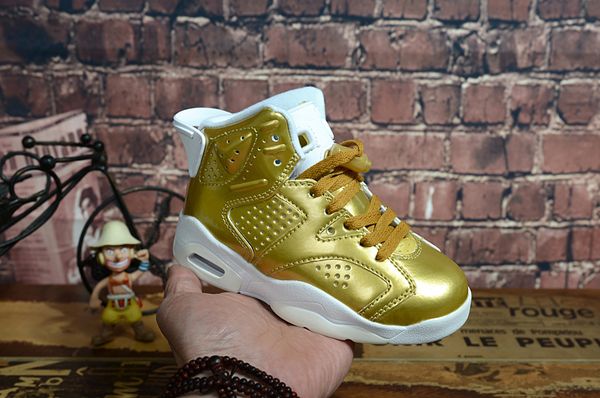 

роскошные детские кроссовки обувь 6s синий белый черный красный розовый красочные обувь 6 6s кроссовки для детей девочки мальчики дети 28-35, Black