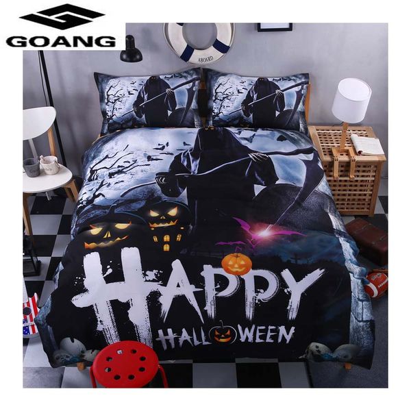 

goang nightmare before christmas 3d digital printing bedding sets bed sheet duvet cover and pillowcase home textiles bedding