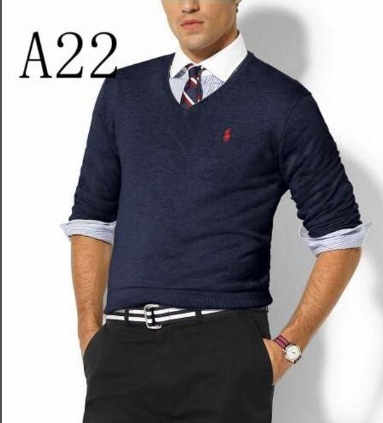 

selling fashion autumn and winter designers sweater men's v-neck casual knitted pullover sweater men's middle-aged youth autumn--9, White;black