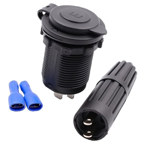 

dc 12v 24v power fridge socket for 4wd caravan boat