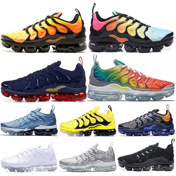 

candid new tn plus running shoes classic outdoor run shoes tn black white sport shock sneakers mens requin olive silver in metallic, White;red