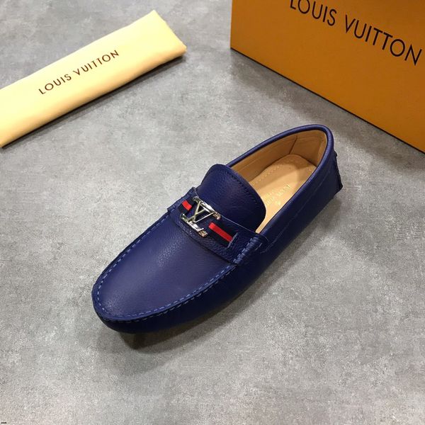 

italian mens shoes casual brands slip on formal shoes men loafers moccasins genuine leather brown driving shoes, Black