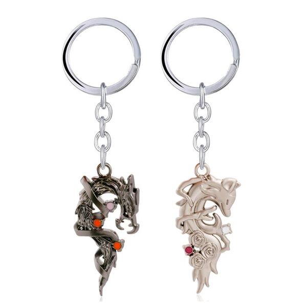 

anime yuyu hakusho kurama keychain men minamino shuuichi briar whip key chain ring women car pendant jewewlry llaveros, Silver