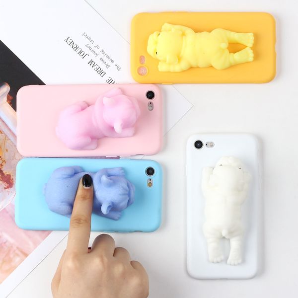 

shar pei phone cases pinch decompress soft for iphone xs max xr tpu cell phone case for iphone 6 7 8 x plus