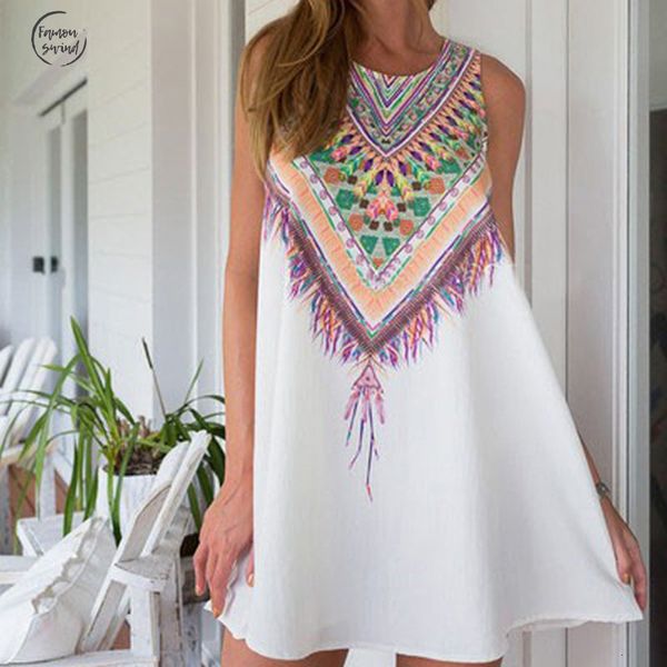 

большого летнего платье богемского платья пляжа фламинго сарафаны платье женщины dashiki hippie boho женщина размер дизайнер одежда, Black;gray