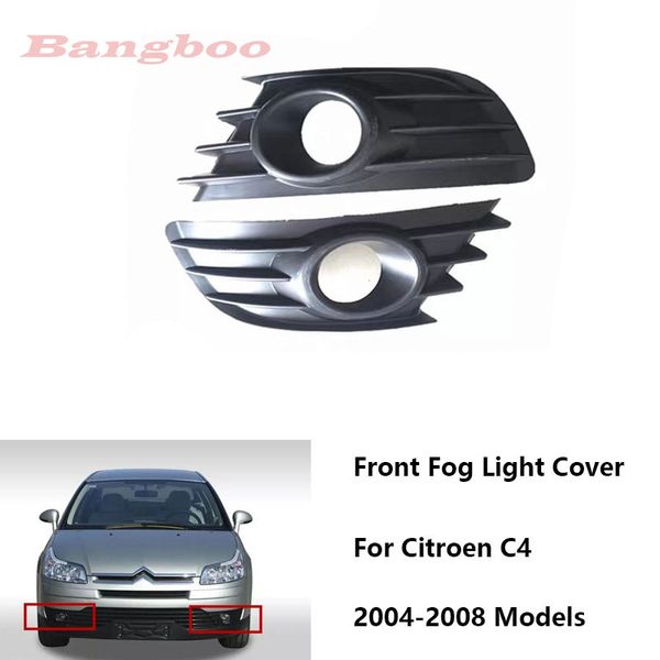

car front fog light cover for c-triomphe c4 2004-2008 fog lamp cap shell