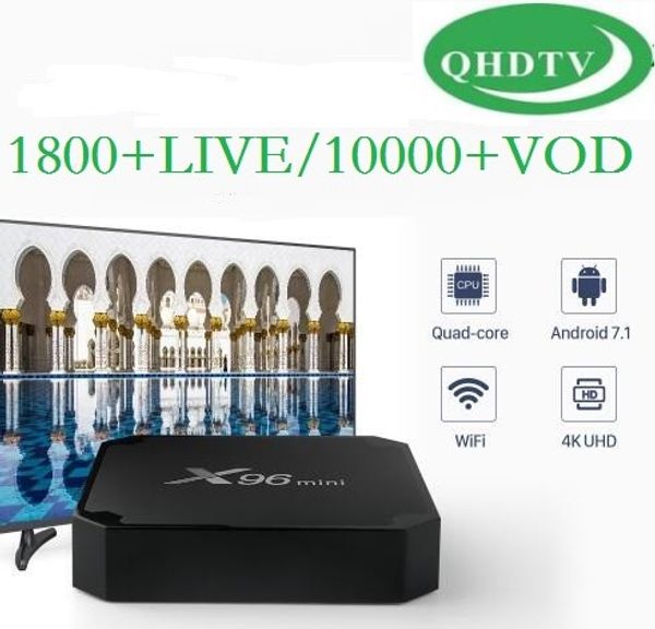 

QHDTV BOX 1304 1 + 8GB Android 8.1 Smart TV Box 1 год QHDTV Код Марокко Бельгия Французский QHDTV Нидерланды