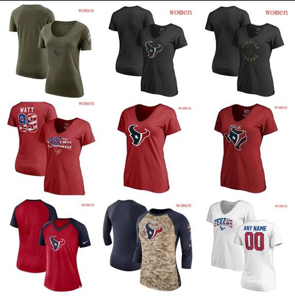 

2019 women houston style texan salute to service legend scoop neck camo charcoal three-quarter raglan t-shirt, Blue;black