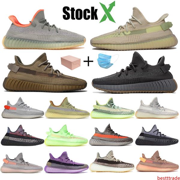 

with stock x 3m reflective kanye west cinder earth tail light running shoes marsh zyon linen yeshaye yecheil men women trainers sneakers