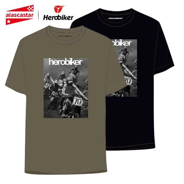 

herobiker summer motorcycle t-shirt motorbike motocross riding breathable downhill dirt bike racing shirt motorcycle tshirt