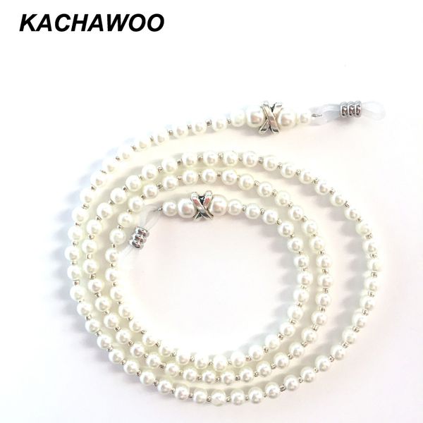 

kachawoo reading glasses chain pearl sunglasses chain holder women accessories for glasses rope wholesale
