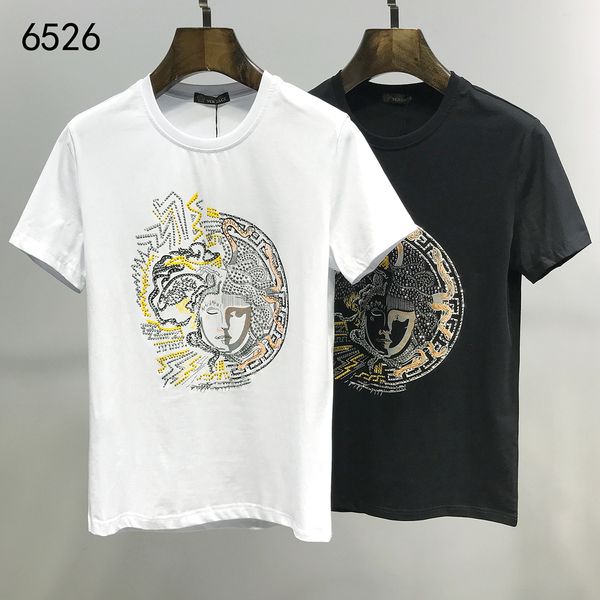 

men's clothingtees & polonew men's casual wear t-shirts and polo shirts for 2020 v19, White;black
