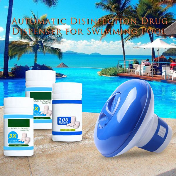 

pool & accessories swimming floating chlorine cleaning tablet tub cleaner effectively protection lmh66