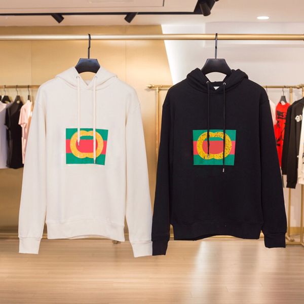 

19fw block hoodie letter logo printed hooded weat hirt couple ca ual treet outdoor luxury men and women hoodie hfhlwy006