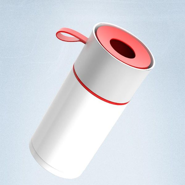 

napkin case portable car tissue box office aluminum alloy easy install anti-fall cylinder cup holder home accessories