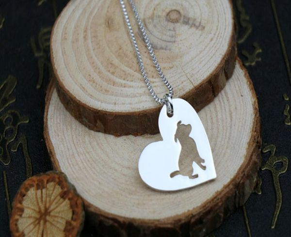 

g.sky sale pitbull necklace - pit bull jewelry - dog jewelry personalized pets dog memorial gift new puppy 12pcs/lot, Silver