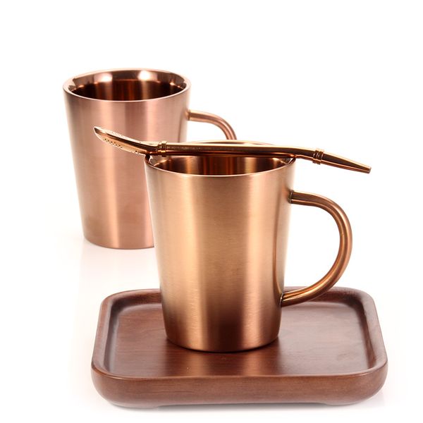 

stainless steel coffee beer mugs - 12 oz double walled insulated , stainless steel cup mug coffee