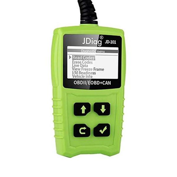 

car code scanner for jd101 obdii eobd al519 diagnostic device obd code scanner vehicle error reader works on all cars