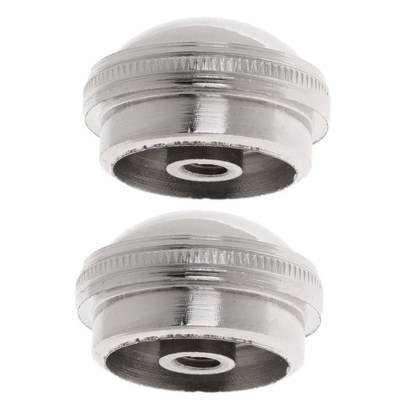 

Pack of 4 Aluminium Headjoint Crown Caps Silver for Flute Head Accessory