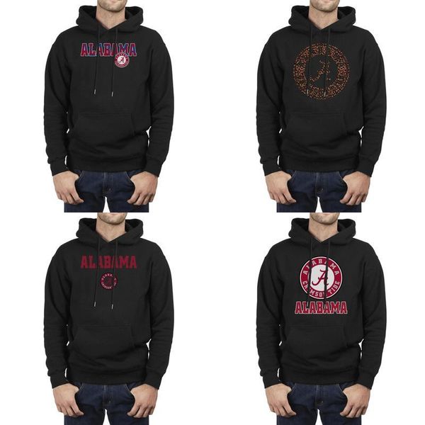 2019 Fashion Men Alabama Crimson Tide Football Logo Coconut Tree Black Pullover Hoodies Personalised Cool Friends Leopard Print Mesh Red From Hestyle