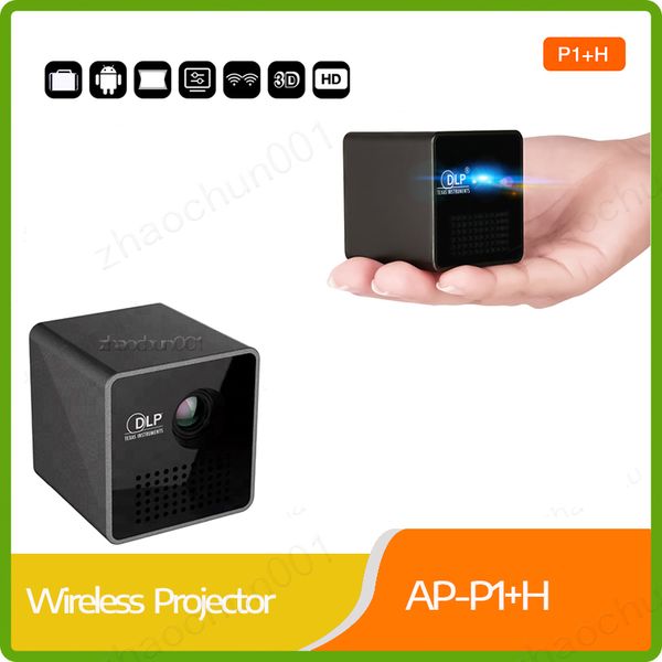 

unic p1 plus wifi wireless pocket dlp mini portable projector 30 lumens micro miracast dlna video projector unic p1 + h wifi