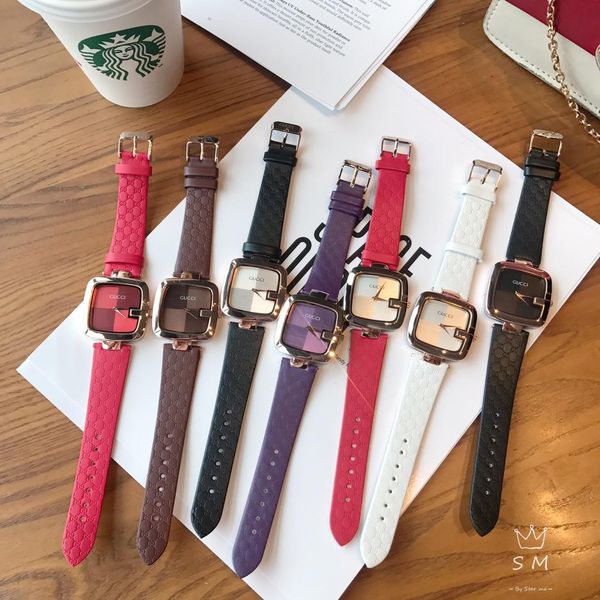 

new fashion and simple appearance designer watches with stainless steel pin buckle alphabet watch, Golden;silver