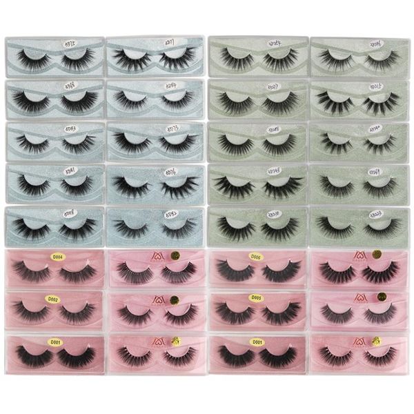 

magefy 1 pair 3d/5d eyelashes mink lashes handmade makeup full strip lashes cruelty lash 3d mink eyelashes maquiagem cilio
