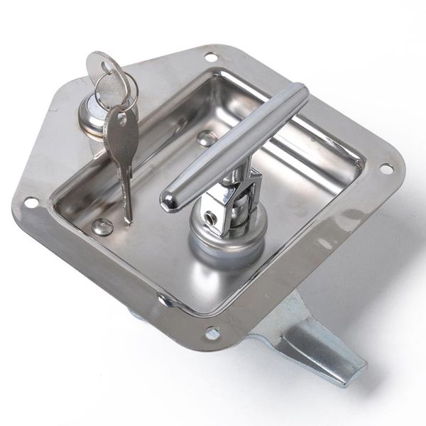 

folding rustproof accessories stainless steel durable flush mount trailer caravan canopy tool box lock motor homes t handle