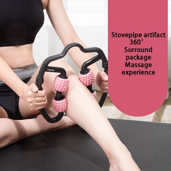 

foam shaft muscle relaxer massage roller thin legging and body massage relax tool yoga fitness equipment 8