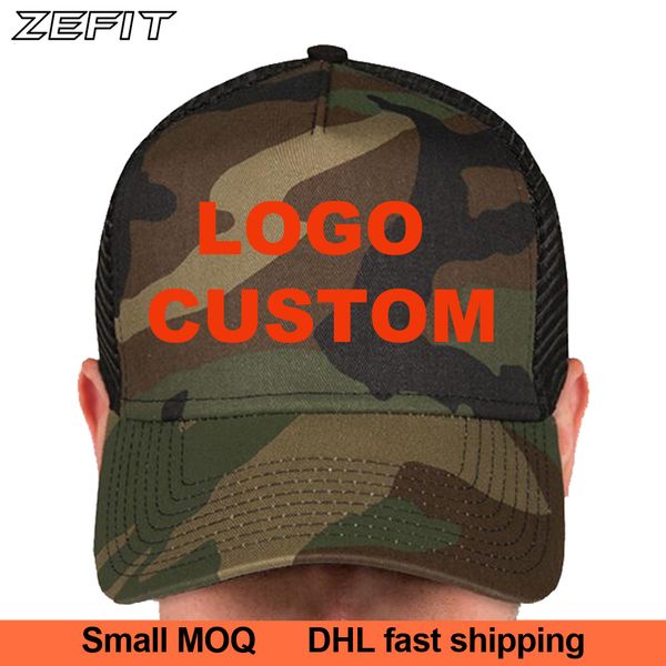 

sporting cap customize logo small size custom-made order golf tennis dad hat sun visor camouflage camo army custom baseball cap, Blue;gray