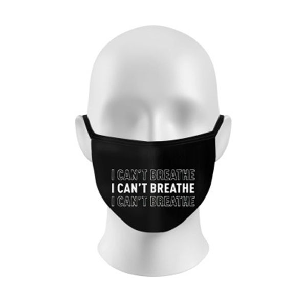 

designer letter cartoon pattern solid black cotton face mask cute 3d print half face mouth muffle masks party masks outdoor cycling mask #27