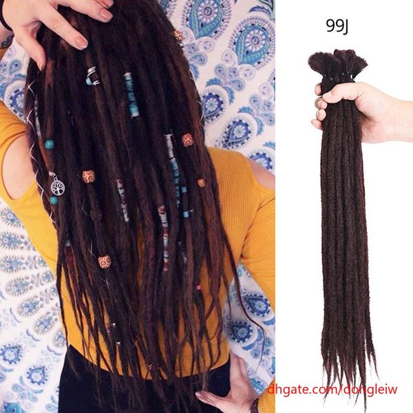 2020 Hot 20 Dreadlocks Hair Extension For Women And Men Handmade