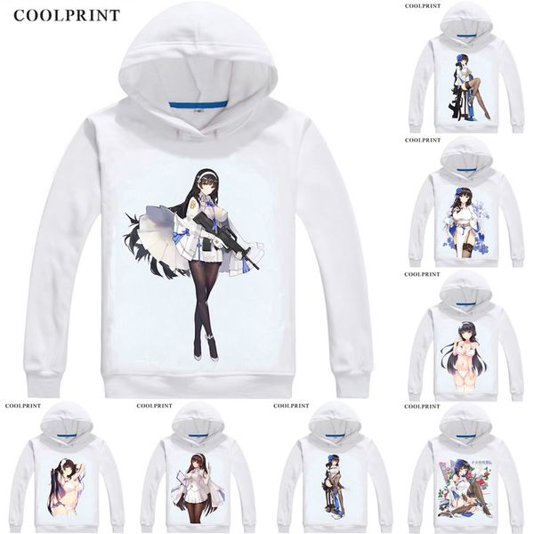 

type 95 qbz-95 mens hoodies girls frontline girls' doujinshi anime sweatshirt streetwear custom hoodie costume hooded, Black