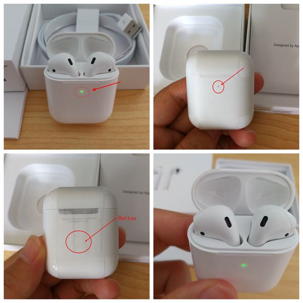 

Wirele charging upercopy animation late t generation 2 bluetooth earphone with mart en or matte hinge h1 earbud pk airpod 2 w1 chip