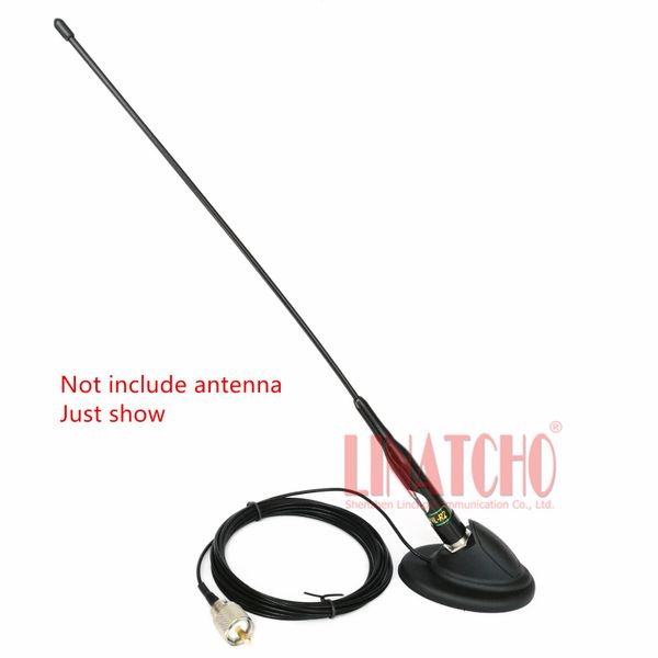 

k-303b good quality so239 car radio nclined antenna mini magnetic mounting base teflon coaxial cable pl259 connector