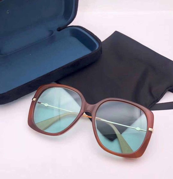 

fashion women designer sunglasses 0511s square big frame summer generous style mixed color frame uv protection lens 0511, White;black