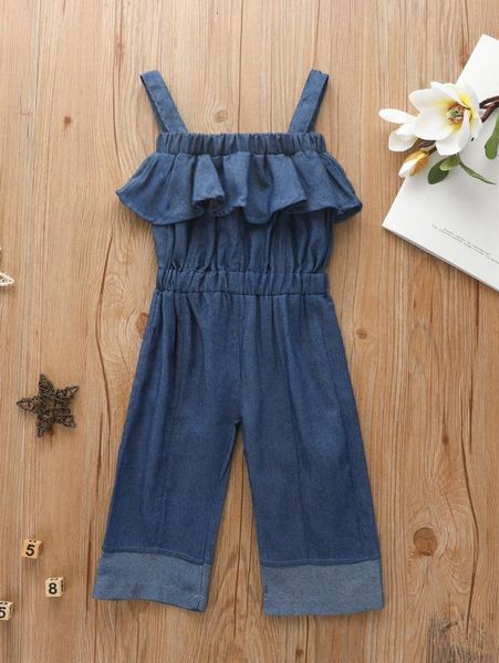 

baby girls' fashion denim pants summer 2020, Blue