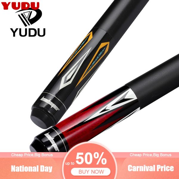 

yudu ka-1/2 billiard pool cue stick 13mm tip professional maple billar cue black 8 nine ball billard china 2019