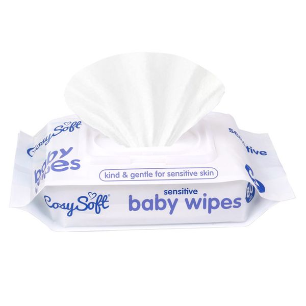 

baby cleaning wipes disposable wet tissues safe for face mouth clean alcohol (80 wipes / bag