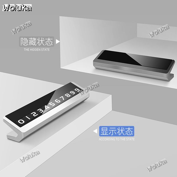 

mobile phone number card car supplies creative 3d personality decoration mobile car temporary ssign on the cd50 q06