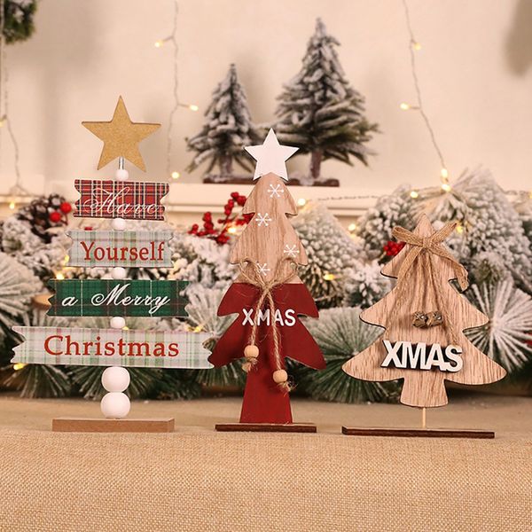 

wooden christmas tree deskornament decorative sign holiday party decoration christmas decorations for home kerst decoratie