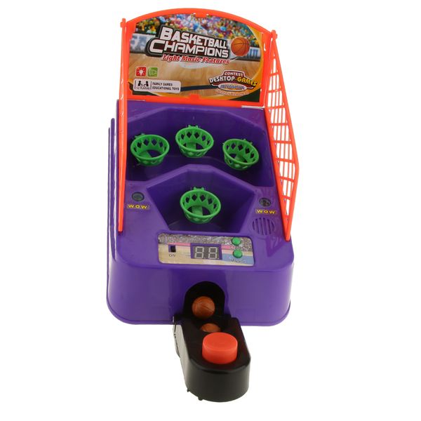 

family fun electrical light music board game toys basketball shoot game