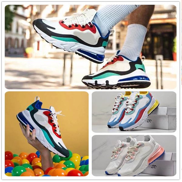 

2019 27c react womens running shoes mens trainers blue void right violet bauhaus optical phantom beige luxury designer sneakers size 36-45