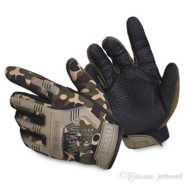 

пара full finger anti-slip тактические перчатки для открытый отдых велоспорт альпинизм, Black;green