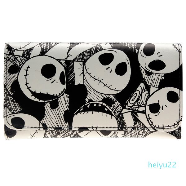 

jack skellington wallet women purse the nightmare before christmas dft-6010 y19051702, Red;black