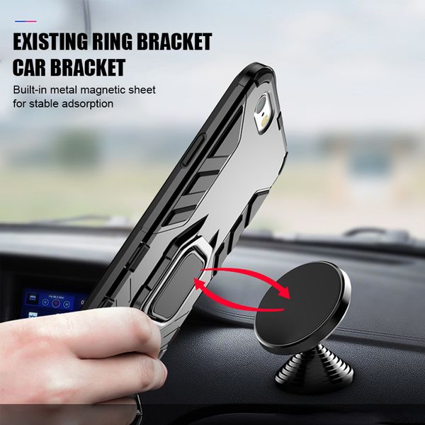 

ударопрочный доспех чехол для iphone 11 pro x xs max xr 6 6s 7 8 plus чехол палец кольцо держатель телефона чехол для samsung s10 s9 note9 h