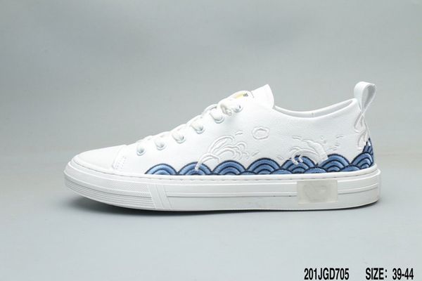

2020 popular new spring and summer leather men's casual board shoes fashion wild trend shoes, Black