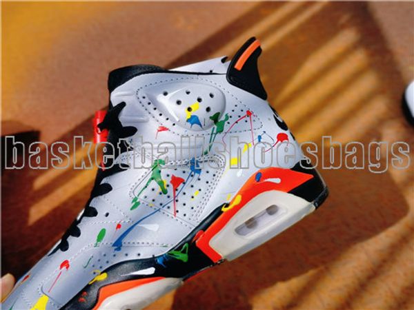 

fashion j6 vi basketball shoes colorful painting designer new good quality sneakers with box and socks 1