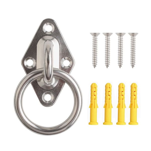 

m8 304 stainless steel pad eye plate,marine hardware staple hook loop
